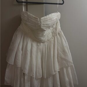 H&M White Mini Dress